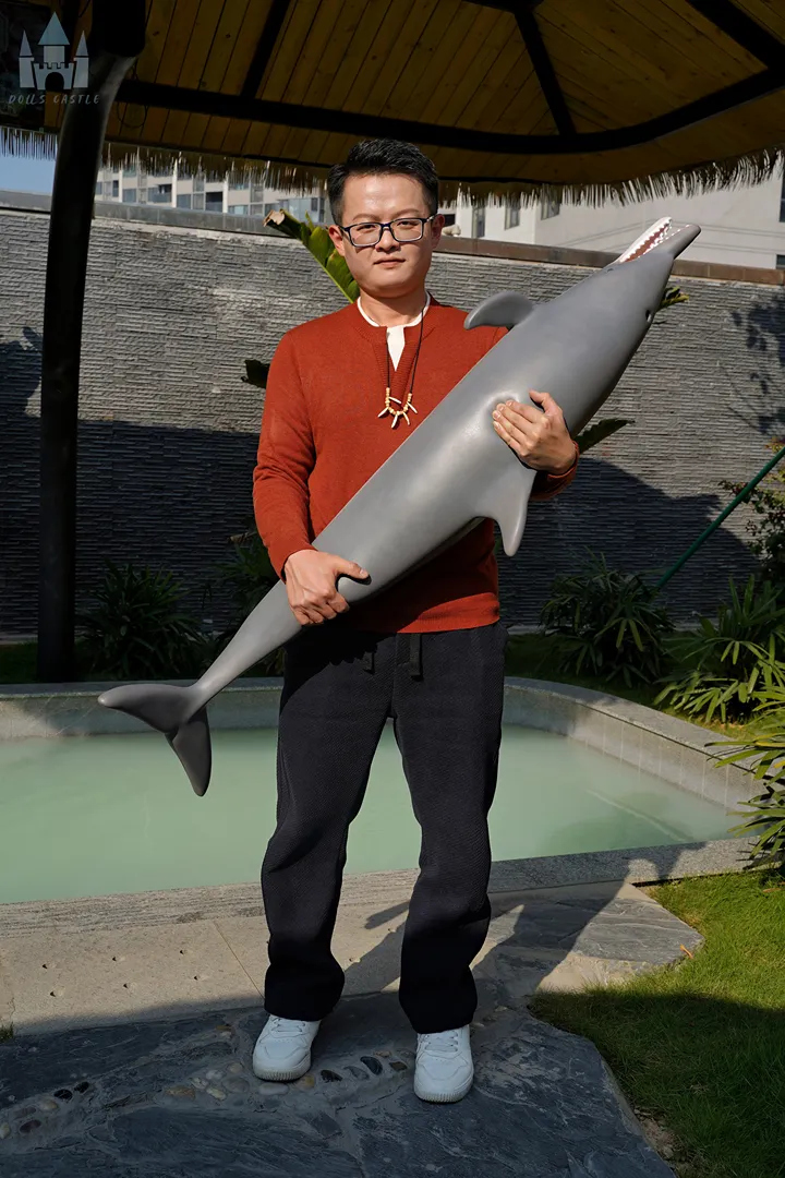 Patung Seks Silikon Dolphin 130cm (4 kaki 3 inci) dengan Reka Bentuk Realistik